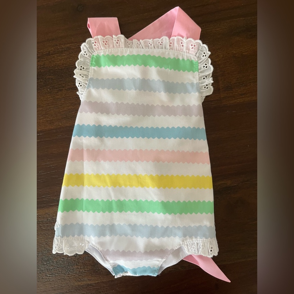 The Beaufort Bonnet Company Pastel Striped Diaper Cover